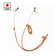 Glasses and mask string #2 [Sleeping cat]・Brown (Estimate Arrival Date: End of Oct to Nov)